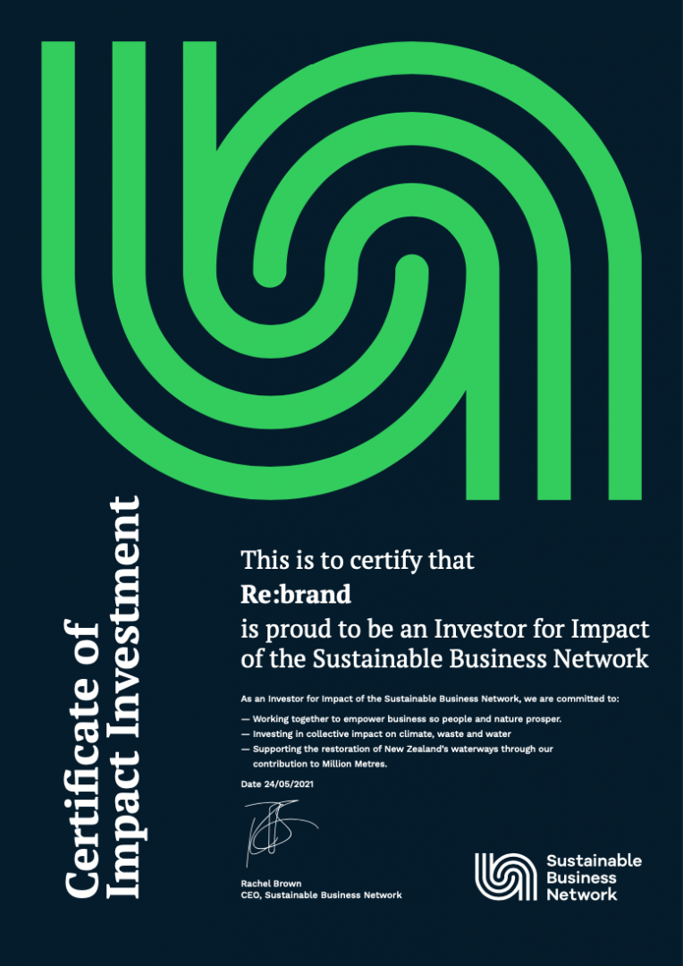 Re:brand is now part of the Sustainable Business Network. Something we're very passionate about!