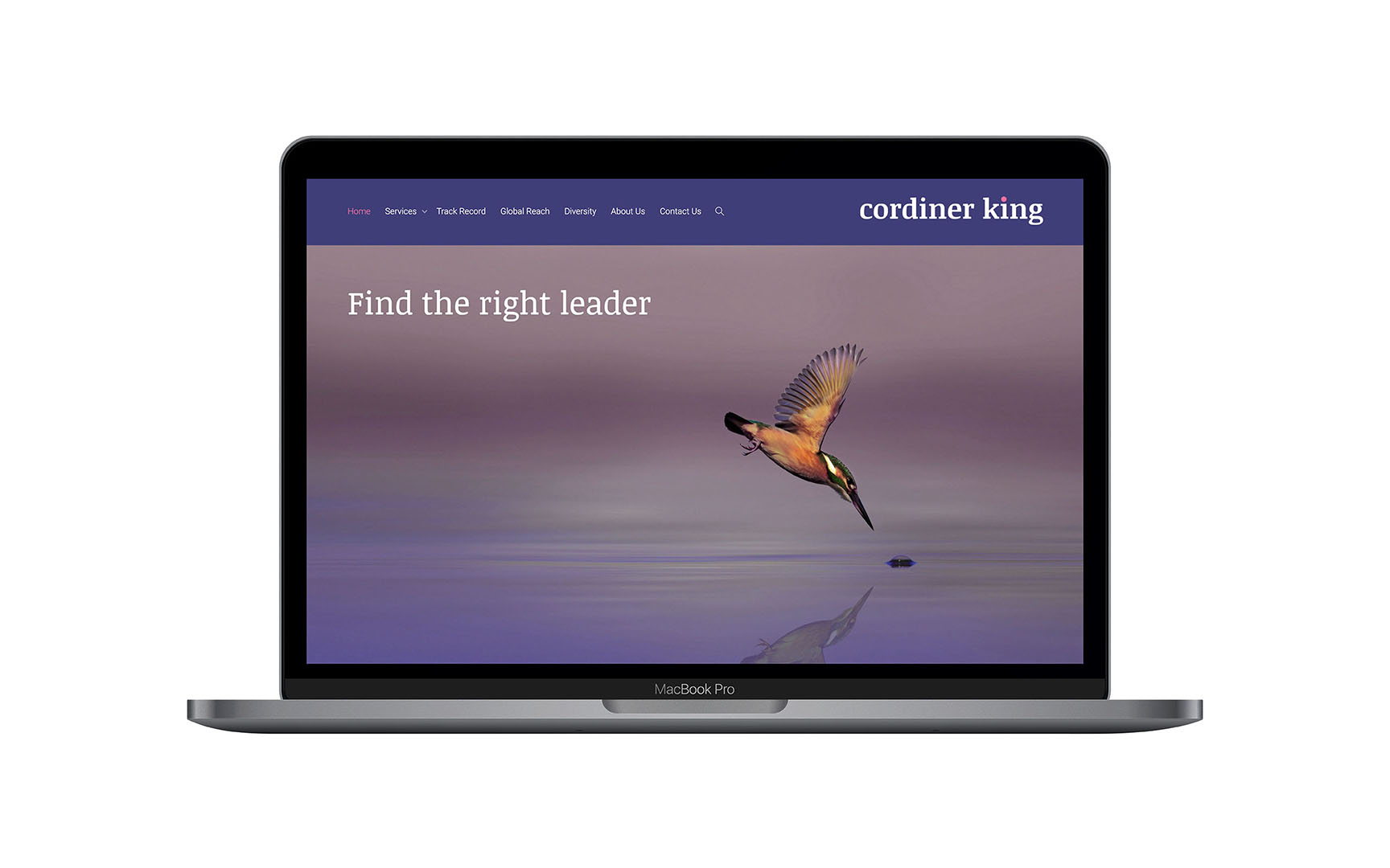 Cordiner King - Website Homepage design