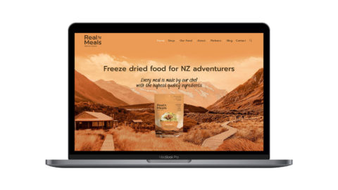 Website Design Main - Real Meals