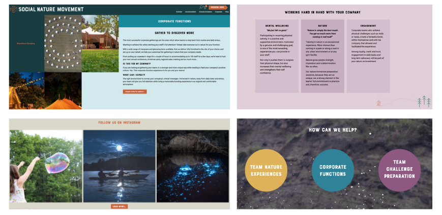 Social Nature Movement _ website examples 