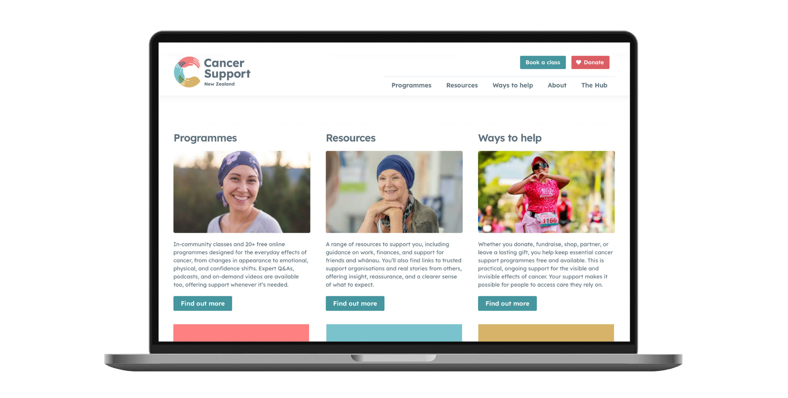 CSNZ_wide 5 Cancer Support NZ website